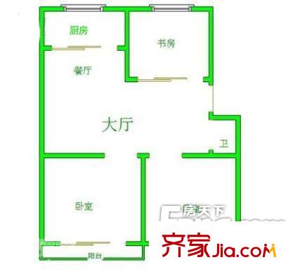 德勝公寓戶型圖