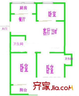 東湯小區(qū) 戶(hù)型圖
