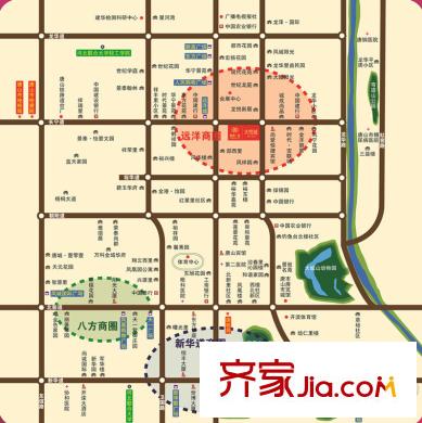 嘉美廣場區(qū)位圖