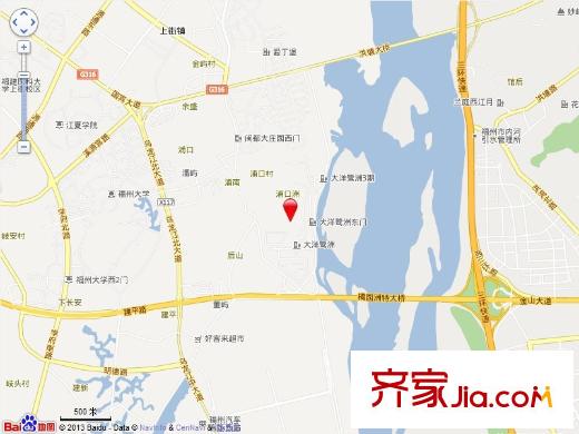 大洋鷺洲交通圖