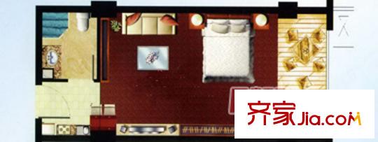 長順小區(qū)二期 1室戶型圖