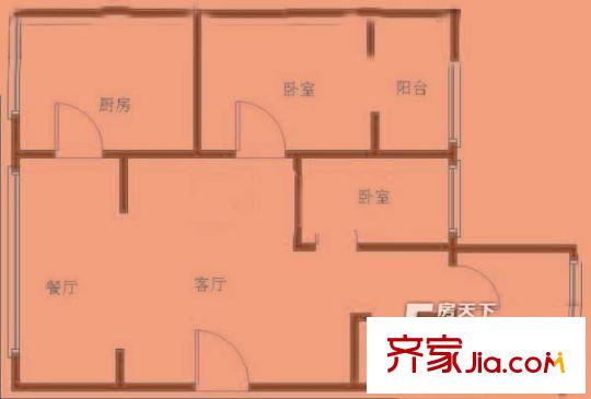 東山佳園 戶型圖