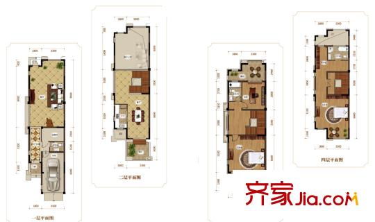 曹妃湖紅樹灣103#104#B’1戶型 3室2廳3衛(wèi)1廚
