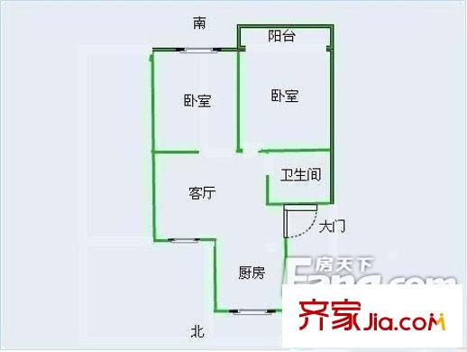 永南佳園 戶型圖
