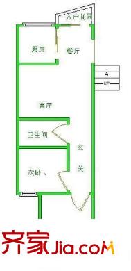 頤景園一區(qū)戶型圖頤景園 2室 戶型圖 2室2廳1衛(wèi)1廚