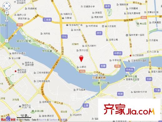 頤景園一區(qū)交通圖