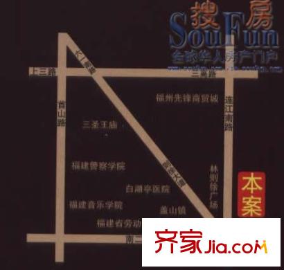 祥泰好第坊交通圖區(qū)位圖