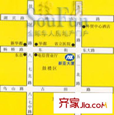 新亞大廈交通圖