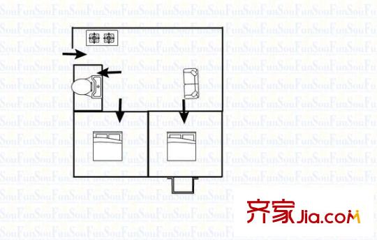 錦佳苑 2室 戶型圖