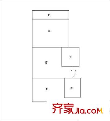 錦佳苑 2室 戶型圖