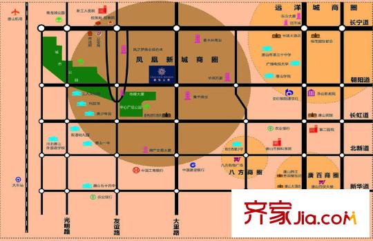 七星印象區(qū)位圖