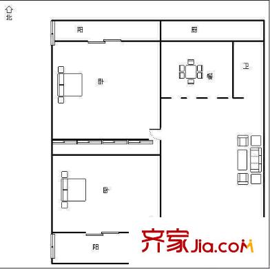 福新花園 戶型圖