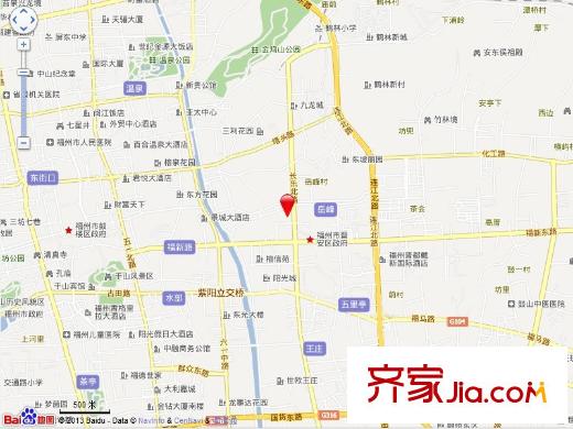 福霞小區(qū)交通圖