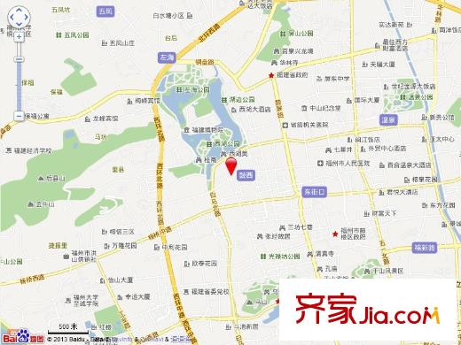 天盛小區(qū)交通圖