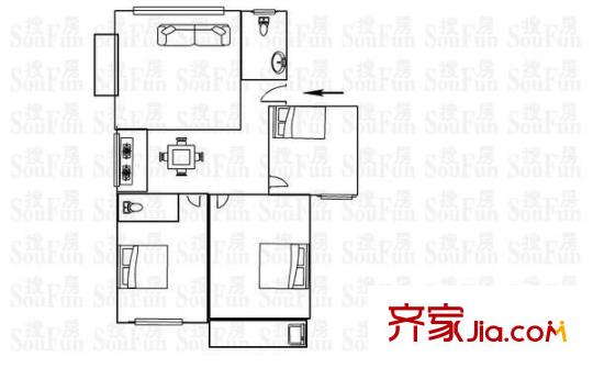 米蘭花苑 4室 戶型圖