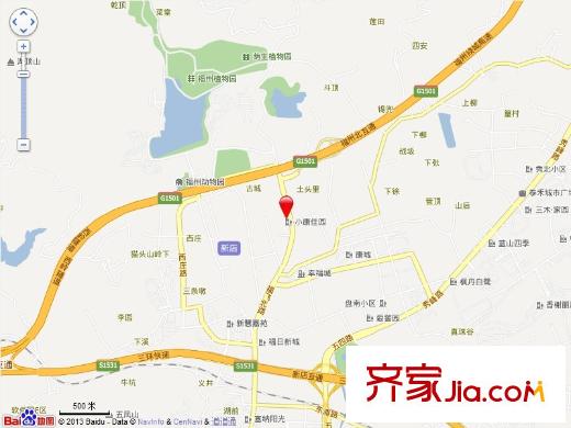 小康佳園交通圖
