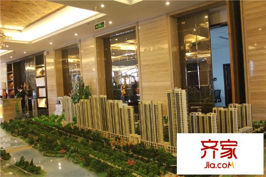 津西東湖灣項(xiàng)目高層沙盤圖（2015-04-08）