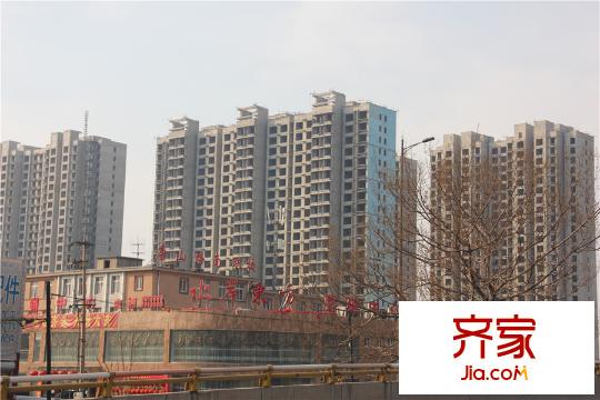 水岸東方小區(qū)售樓處工程進(jìn)展（2015-03-12）