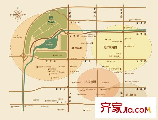 唐門一品 觀瀾區(qū)位圖