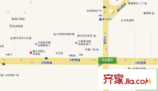 鳳城國貿(mào)交通圖