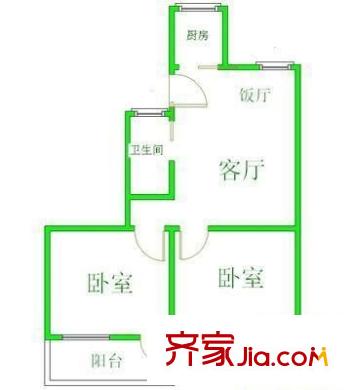 南臺(tái)新苑茶花園戶型圖南臺(tái)新苑 茶花園 2室 戶型圖 2室2廳1衛(wèi)1廚