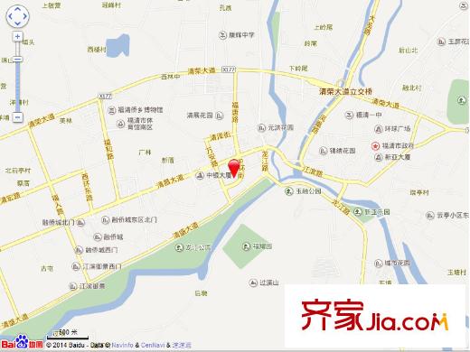 福清龍旺名城交通圖