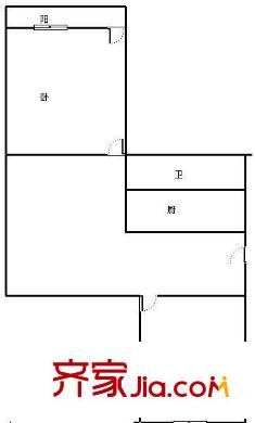 福馬新村 2室 戶型圖