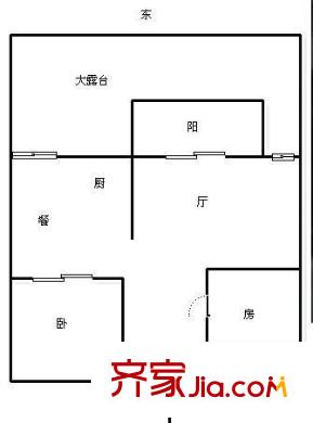 澳林大廈 2室 戶型圖