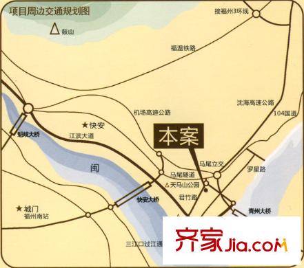 一號(hào)公館交通圖