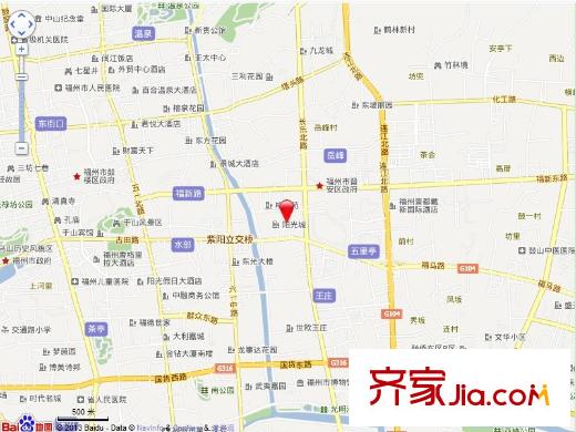 陽光城二區(qū)交通圖