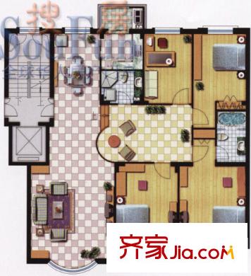 麗景琴園 戶型圖