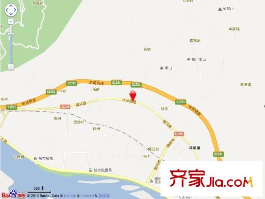 龍津苑小區(qū)交通圖