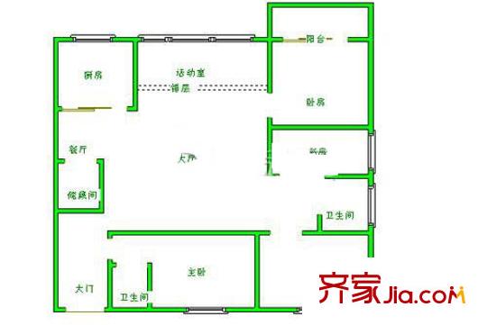 鳳鳴公寓戶型圖