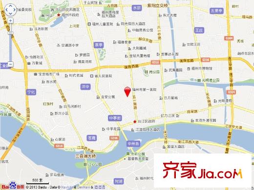 德盛花園交通圖