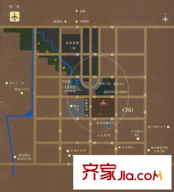 唐城壹零壹交通圖