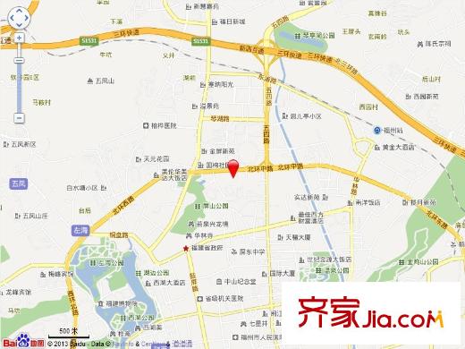 北江新村交通圖