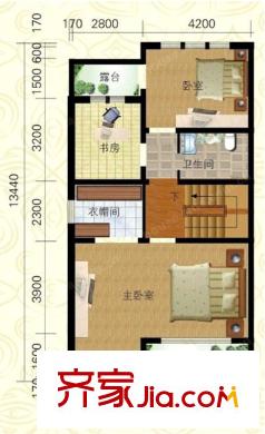 港東銘郡A戶型三層 7室3廳3衛(wèi)1廚