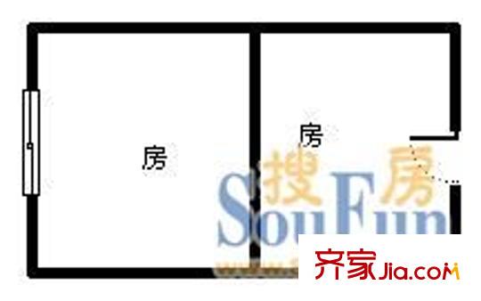 新都會財經(jīng)廣場 2室 戶型圖