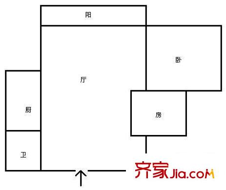 金鼎瑞市 2室 戶型圖
