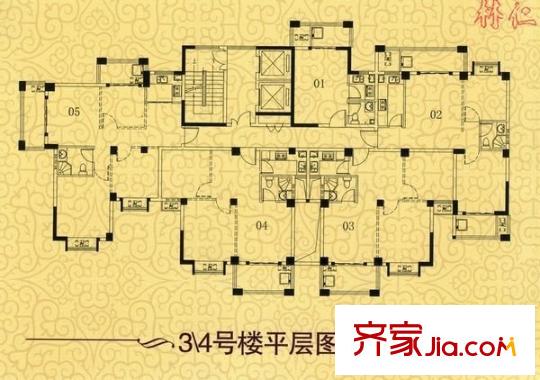 弘繪箐華園 2室 戶型圖