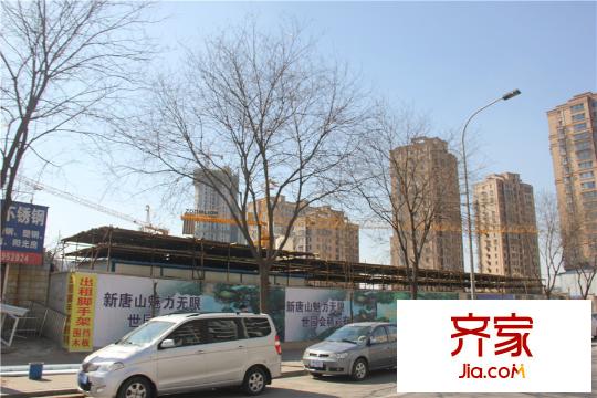 金色璽園開(kāi)春工地實(shí)景遠(yuǎn)景（2015-03-10）