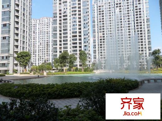 萬業(yè)錦江城外景圖 