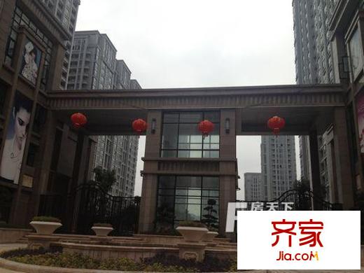 萬業(yè)錦江城外景圖 