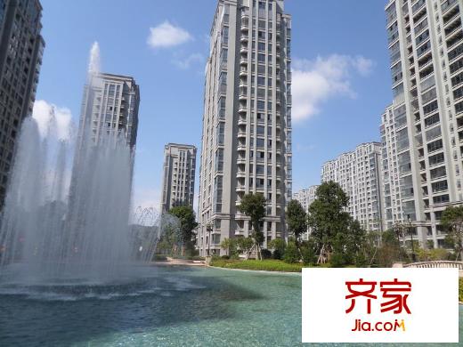 萬業(yè)錦江城外景圖 