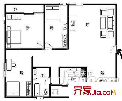 輕工大院 戶型圖