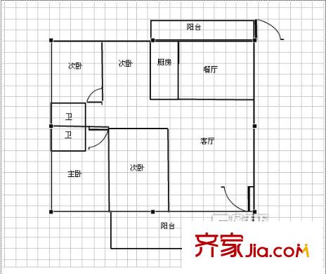 凱旋城 戶型圖