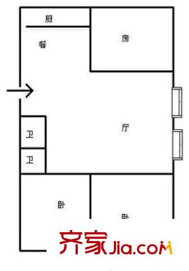長?；▓@ 3室 戶型圖