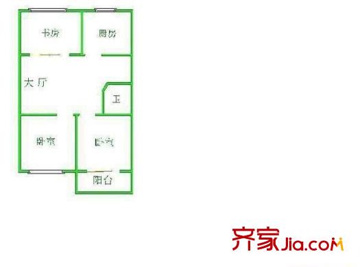 鐵六小區(qū) 3室 戶型圖