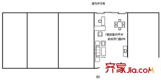 榕城廣場 1室 戶型圖