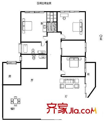 居住主題公園三期香榭麗居戶型圖居住主題公園3期香榭麗居 5室 戶型圖 5室3廳3衛(wèi)1廚